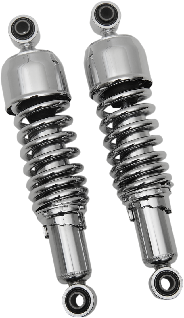 Drag Specialties Shocks Replacement Shock Absorbers - 13 Inch - Chrome for Harley-Davidson Motorcycles (Part #C16-0126)