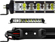 XK GLOW 14-Inch RGBW Light Bar with Bluetooth Control for Jeep Wrangler, Silverado, and More - Part Number XK-BAR-14