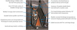 Tuffy Products Underseat Lockbox for 2003-2016 Ford F-250/F-350/F-450 Super Duty Crew Cab – Secure Steel Storage with Pry-Guard Locking System
