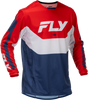 Fly Racing Kinetic Jersey Red/White/Blue 2X - Motocross Riding Jersey for ATV, Dirt Bike, and Off-Road Vehicles
