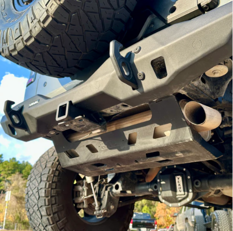 Rival 2018-Present Jeep Wrangler JL Aluminum Muffler Skid Plate - Part No. 2333.2753.1.6