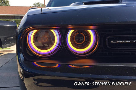 Diode Dynamics Halo Lights LED 120mm - Red Four