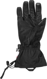 Fly Racing Title Gauntlet Gloves Black/Grey - Cold Weather Motorcycle Gloves for Harley Davidson, Honda, Yamaha, Kawasaki, Suzuki