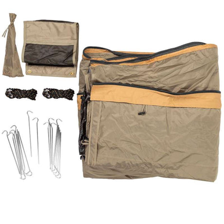 ARB Deluxe Awning Room with Floor for 8.2ft x 8.2ft Awnings - 98 x 98 Inches