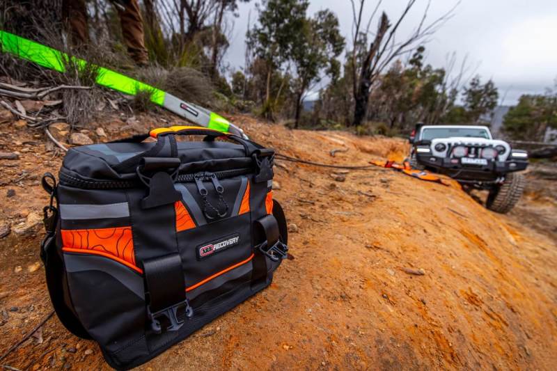 ARB Essentials Recovery Kit S2 with Heavy-Duty PVC Bag, 17,600lbs Snatch Strap, and Recovery Gear