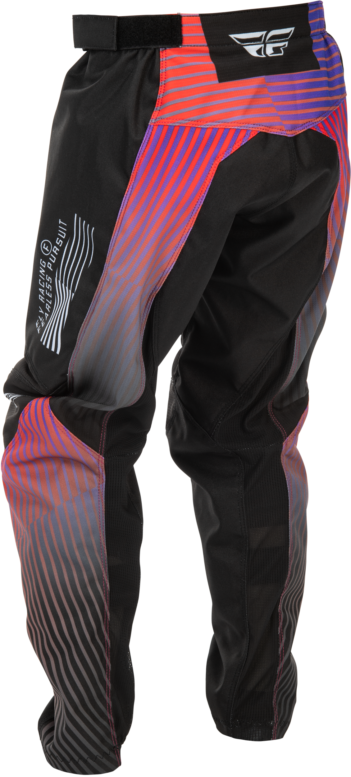 Fly Racing Youth F 16 Pants for Motocross - Black/Red/Purple, Size 18, Durable and Comfortable