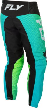 Fly Racing F 16 Pants Aqua/Black/White Size 42 – Motorcycle Riding Gear for Off-Road and Motocross
