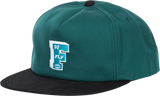Fly Racing Varsity Hat Teal with Adjustable Snapback for Men and Women