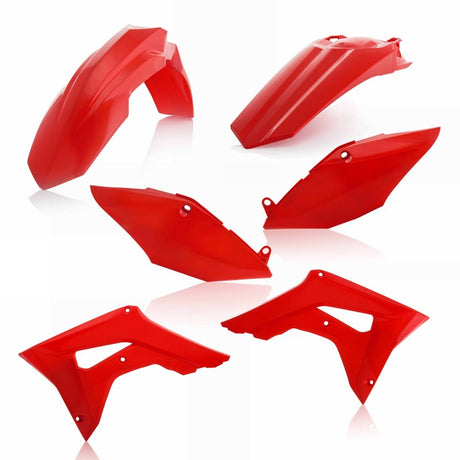 Acerbis 17-22 Honda CRF250R/CRF450R/CRF450R-S Plastic Kit - 00 CR Red, Powersports Vehicle Fitment