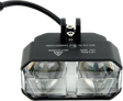 Cyron ABS1LW-2 Auxiliary Driving Lights Kit for Harley-Davidson V-Twin Motorcycles with 1.25-Inch Bar Mounts, White Illumination