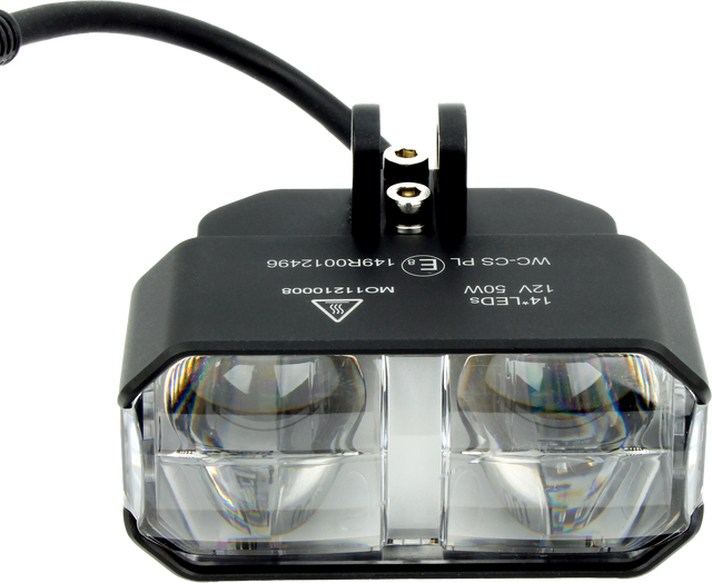 Cyron ABS1LW-2 Auxiliary Driving Lights Kit for Harley-Davidson V-Twin Motorcycles with 1.25-Inch Bar Mounts, White Illumination