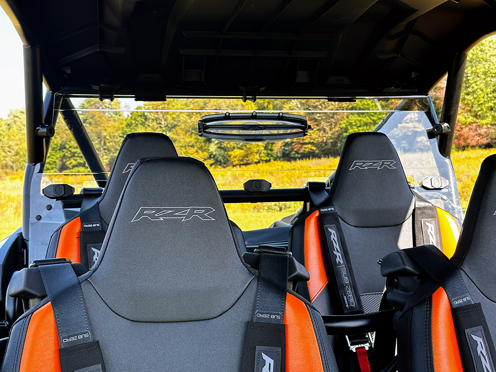 SPIKE Rear Vented Windshield Tinted for Polaris RZR XP Pro 2024 - Part Number 78-4800-R-T