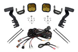Diode Dynamics 2024+ Toyota Tacoma SS3 LED Ditch Light Kit- Sport Yellow Combo
