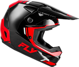 FLY RACING Kinetic Verdict Helmet for Off-Road Motorcycles - Black/Red/White, Size XL