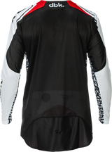 Fly Racing Evolution DST DBK Jersey Black/White/Red for Mountain Bikes and BMX