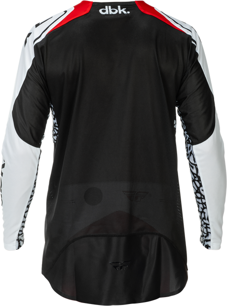 Fly Racing Evolution DST DBK Jersey Black/White/Red for Mountain Bikes and BMX
