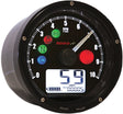 KOSO TNT01 Multifunction Speedometer and Tachometer for Harley-Davidson with Black Face (Part BA035K00-HD)