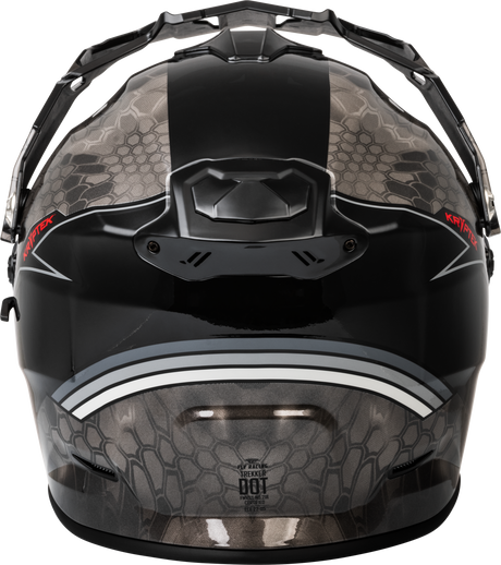 Fly Racing Trekker CW Conceal Helmet with Electric Shield - Black/Grey/White, Extra Small for Off-Road and Adventure Vehicles