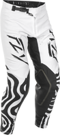Fly Racing Evolution DST Abyss Offroad Pants White/Black US 28