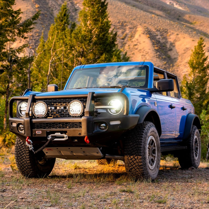 ARB 2021 Ford Bronco Summit Winch Bumper with Integrated Recovery Points and Adaptive Cruise Control Compatibility