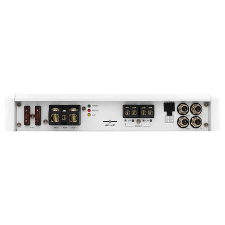 DS18 NXL-M2 2-Channel Class-D Amplifier – 250 Watts RMS at 4 Ohms, Waterproof IP55 Fit for Powersports Vehicles