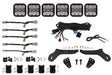 Diode Dynamics 17-20 Ford Raptor SS5 Grille CrossLink Lightbar Kit - Pro White Combo