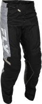 Fly Racing Kinetic Pants Black/Grey Size 32 for Motocross and Off-Road Vehicles