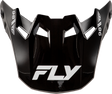 Fly Racing Formula CC Objective Visor in Black/White Yellow for KTM, Honda, Yamaha, and Suzuki Off-Road Bikes