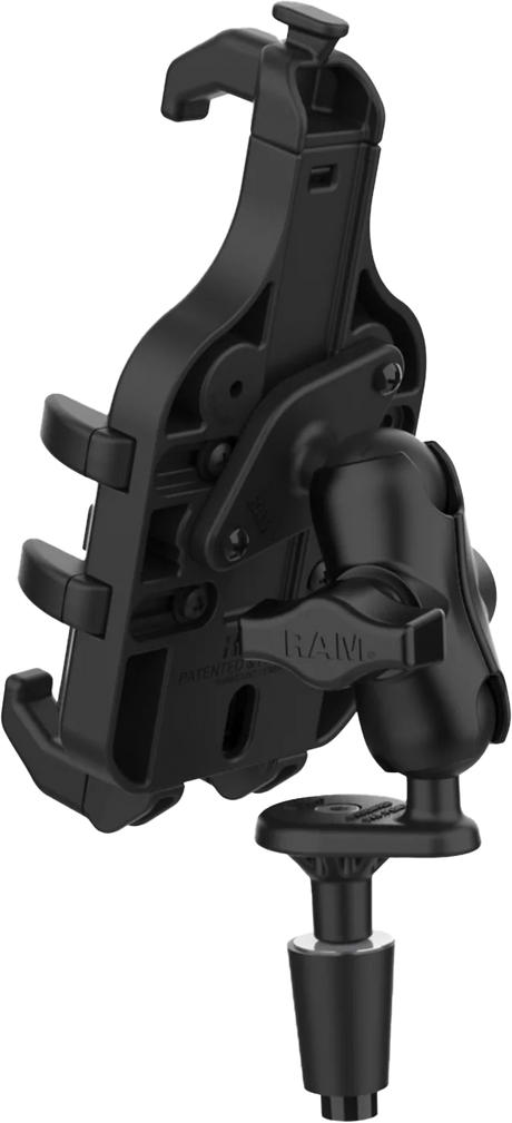 RAM Quick Grip Pro Fork Stem Phone Mount | Compatible with Most Bikes and Motorcycles, 1.27 x 1.78 x 9.53 Inches