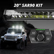 XK GLOW Sar90 Light Bar Emergency Light Kit – Universal Fit for Trucks, SUVs, and Off-Rroad Vehicles