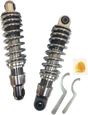 Drag Specialties C16-0148 Premium Chrome Shock for 1991-2017 FXD Motorcycles, 10.5 Inch Length