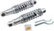 Drag Specialties C16-0162H Premium Ride-Height Adjustable Shocks for Harley-Davidson Touring Models, 12 Inch, Heavy Duty Chrome