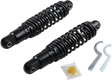 Drag Specialties C16-0162HB Premium Ride-Height Adjustable 12-Inch Heavy Duty Black Shocks for Harley-Davidson Touring Models
