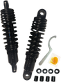 Drag Specialties C16-166NUAB Premium Ride-Height Adjustable Shock Absorber for Harley-Davidson Motorcycles, 11.5 Inch Length