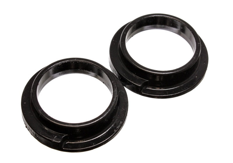 Energy Suspension Universal 3 Inch ID x 4 5/16 Inch OD x 1 1/8 Inch H Black Coil Spring Isolators for Volkswagen Golf, Jetta, Cabrio (Part #15.6103G)
