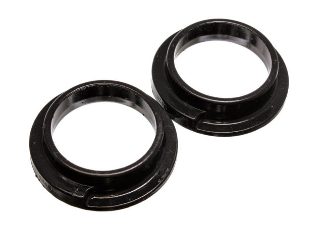 Energy Suspension Universal 3 Inch ID x 4 5/16 Inch OD x 1 1/8 Inch H Black Coil Spring Isolators for Volkswagen Golf, Jetta, Cabrio (Part #15.6103G)
