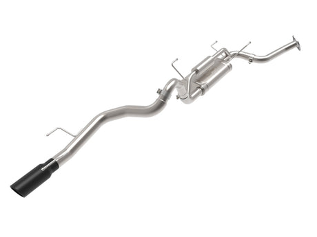 aFe Vulcan Series 2-1/2 inch to 3 inch Stainless Steel Cat-Back Exhaust System with Black Tip for Toyota Land Cruiser (J250) 2024-2025 4.0L V6