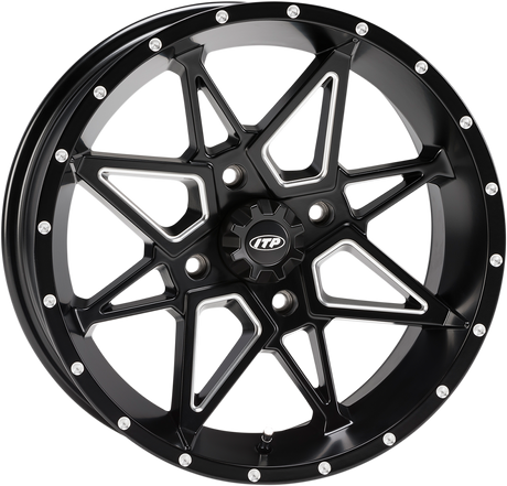 ITP Wheel - Tornado - Front/Rear - Black - 14x7 - 4/156 - 4+3 1421952727B