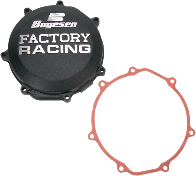 BOYESEN Yamaha CC-38CB Clutch Cover - Black for Yamaha Motorcycles