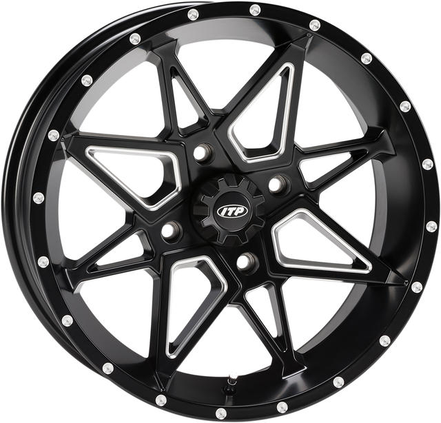 ITP Wheel - Tornado - Front/Rear - Black - 15x7 - 4/137 - 5+2 1521957727B
