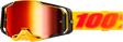 100% Armega Tetsu Goggle with Red Mirror Lens – Impact-Resistant Sport Eyewear for Motocross and Off-Road Vehicles
