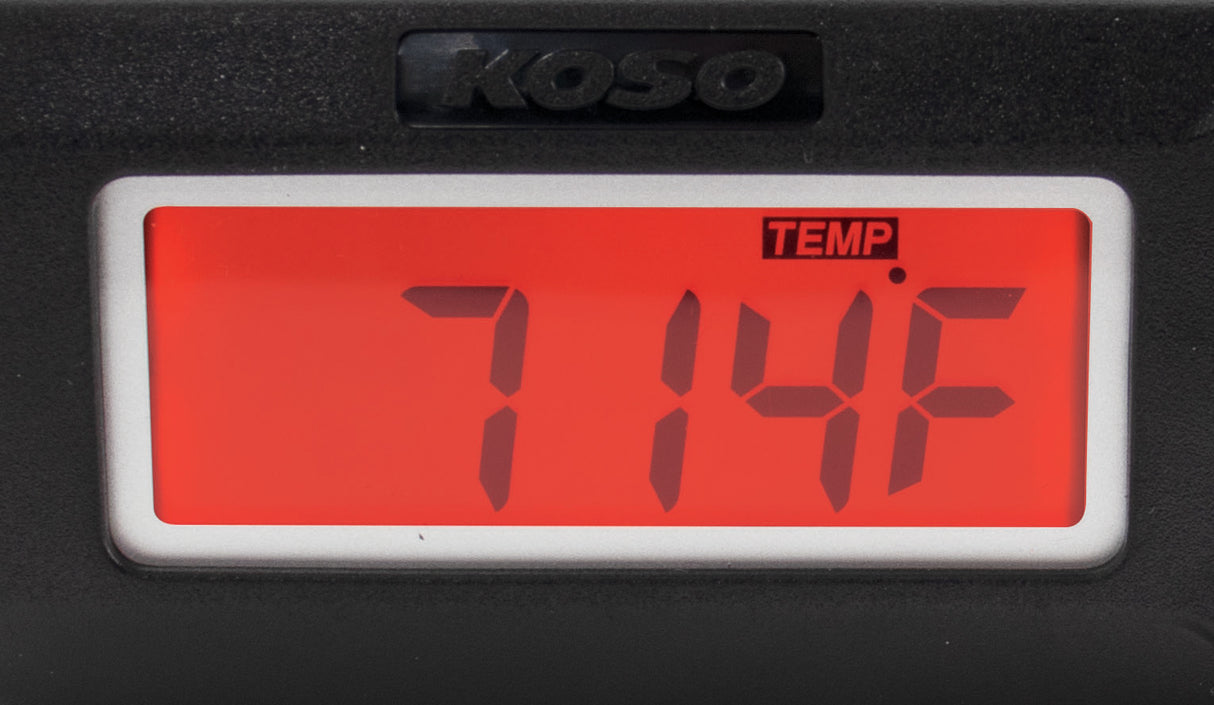 KOSO BA004065X Single Exhaust Gas Temperature (EGT) Gauge for Automotive and Motorcycle Applications