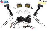 Diode Dynamics 2024+ Toyota Tacoma Stage Series 2in LED Ditch Light Kit - Pro White Combo