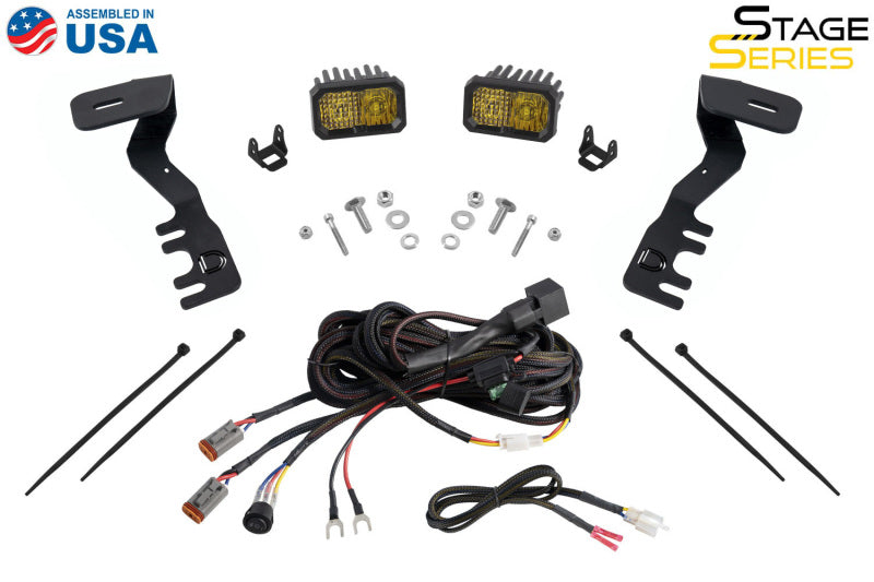 Diode Dynamics 2024+ Toyota Tacoma SS3 LED Ditch Light Kit- Pro White Combo