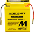 MOTOBATT MBT6N6 Quadflex AGM Sealed Battery for Motorcycles, ATVs, and Powersports Vehicles