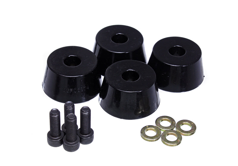 Energy Suspension Hyper-Flex Front Bump Stop Set for 1995-2002 Toyota 4Runner – Black
