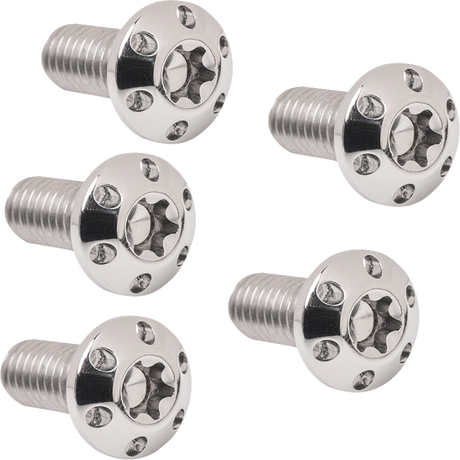 ARLEN NESS Bolt Kit - Holeshot/Brake Rotor/Rear - Hub Mount - Polished - 3/8-16 x 1" - 5 Pack 300-909