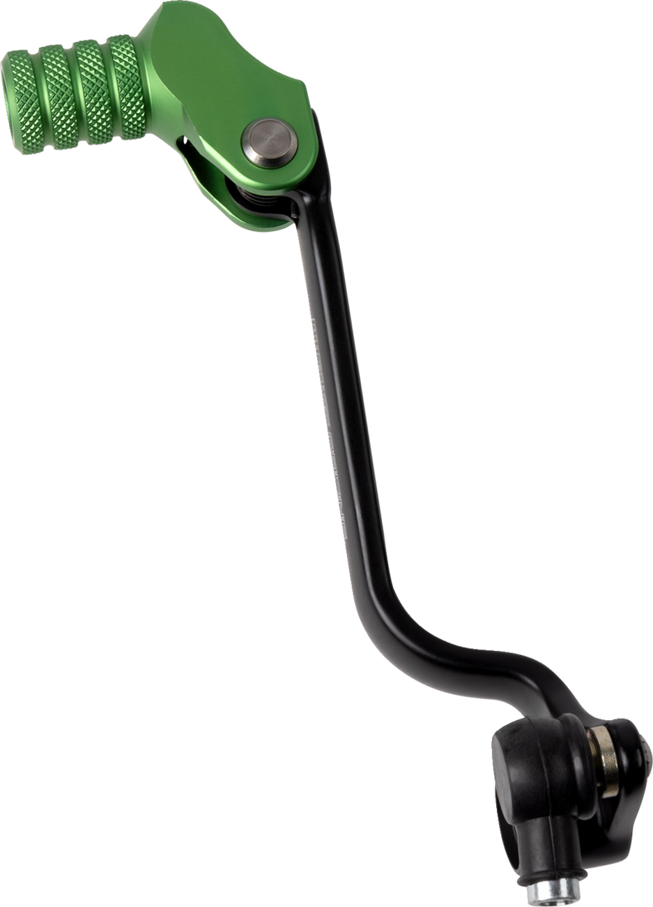MOOSE OFFROAD Green Shift Lever with 20 mm Offset for ATVs and Dirt Bikes - Part 81-0350-10-30