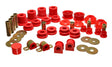 Energy Suspension 8.18110R Hyper-Flex Master Bushing Set for 2005-2007 Scion tC – Red Performance Polyurethane