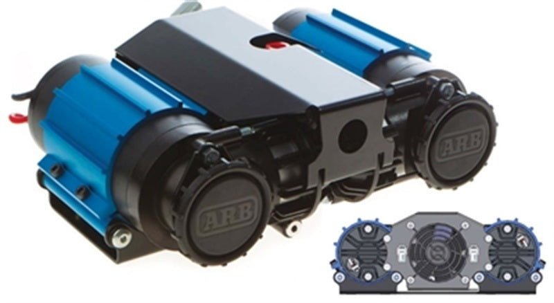 ARB Compressor Twin 24V - High-Volume On-Board Air Compressor Kit for Off-Road Vehicles